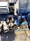 PALLET OF MOTORS AND MOTOR PARTS