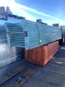 TEN SECTIONS OF PALLET RACKING