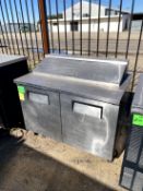 TRUE REFRIGERATED PREP TABLE