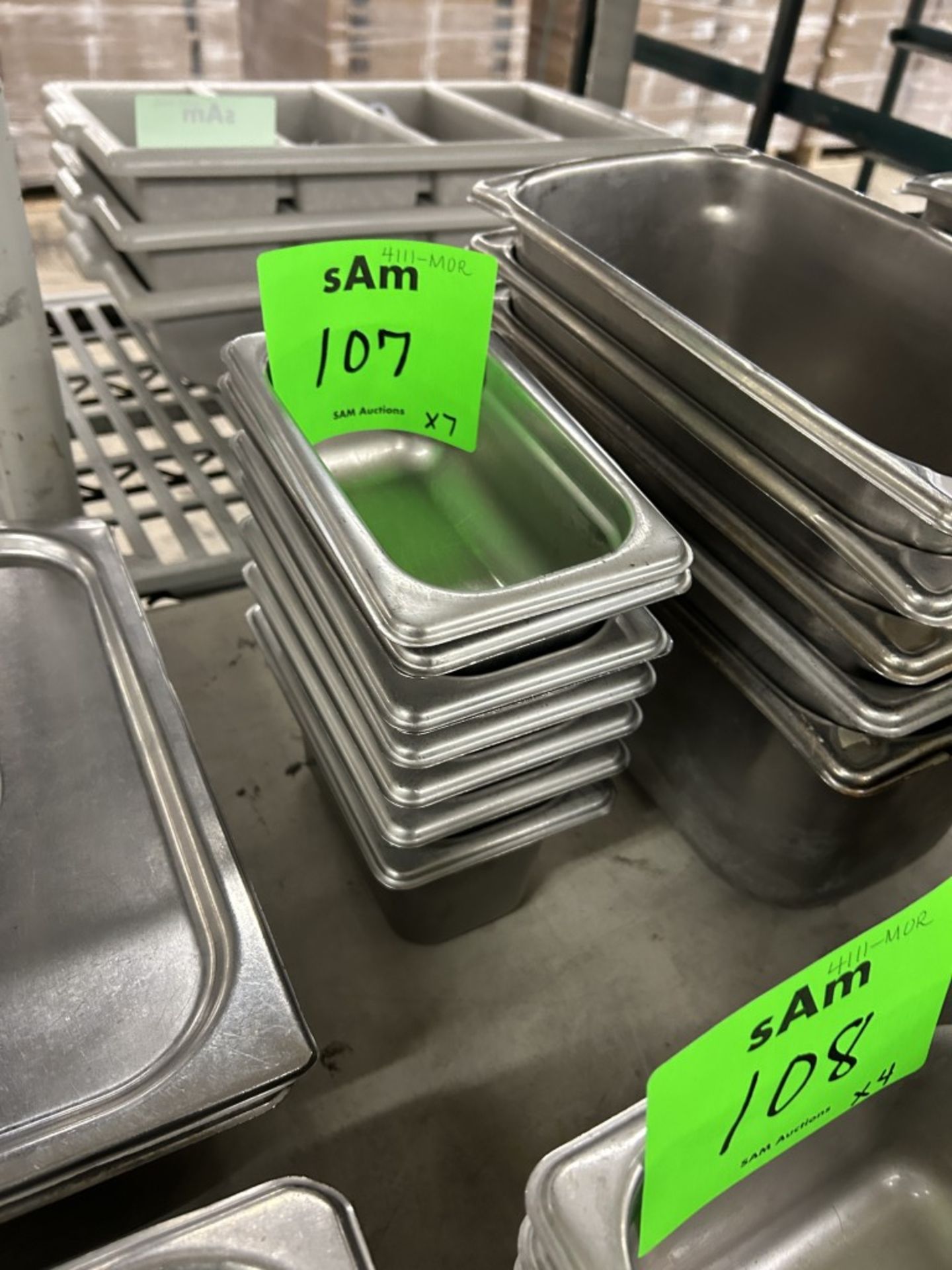 1/9 SIZE STAINLESS INSERTS