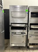 SOUTHBEND 32IN NATURAL GAS BROILER W/ INFARED BURNER AND OVEN