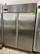 HOSHIZAKI TWO DOOR STAINLESS FREEZER