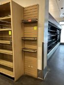 19IN SLAT WALL W/ 3 SHELVES
