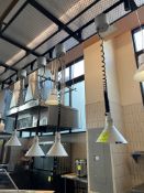 HATCO HANGING DELI HEAT LAMPS