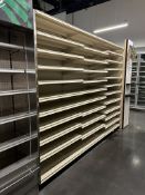 15FT OF MADIX WALL SHELVING