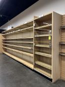 21FT OF MADIX WALL SHELVING