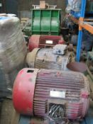 Worldwide Electric Corporation WWES100-15-445TBBTEFC Foot Mounted Electric Motor, 100HP, 75kW,