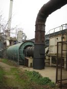 Rotary Drum Dryer, comprising MEC triple pass rotary drum dryer, approx. 3m dia. x 10m long on