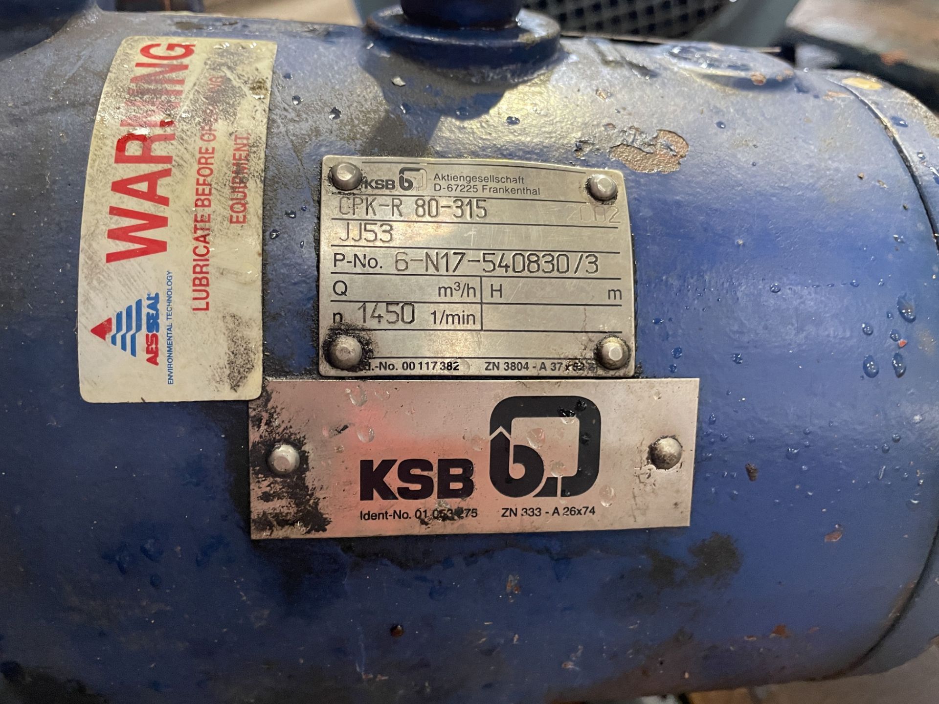 Stainless Steel Cased Centrifugal Pump, approx. 125mm dia. intake, approx. 75mm dia. discharge, - Image 4 of 5