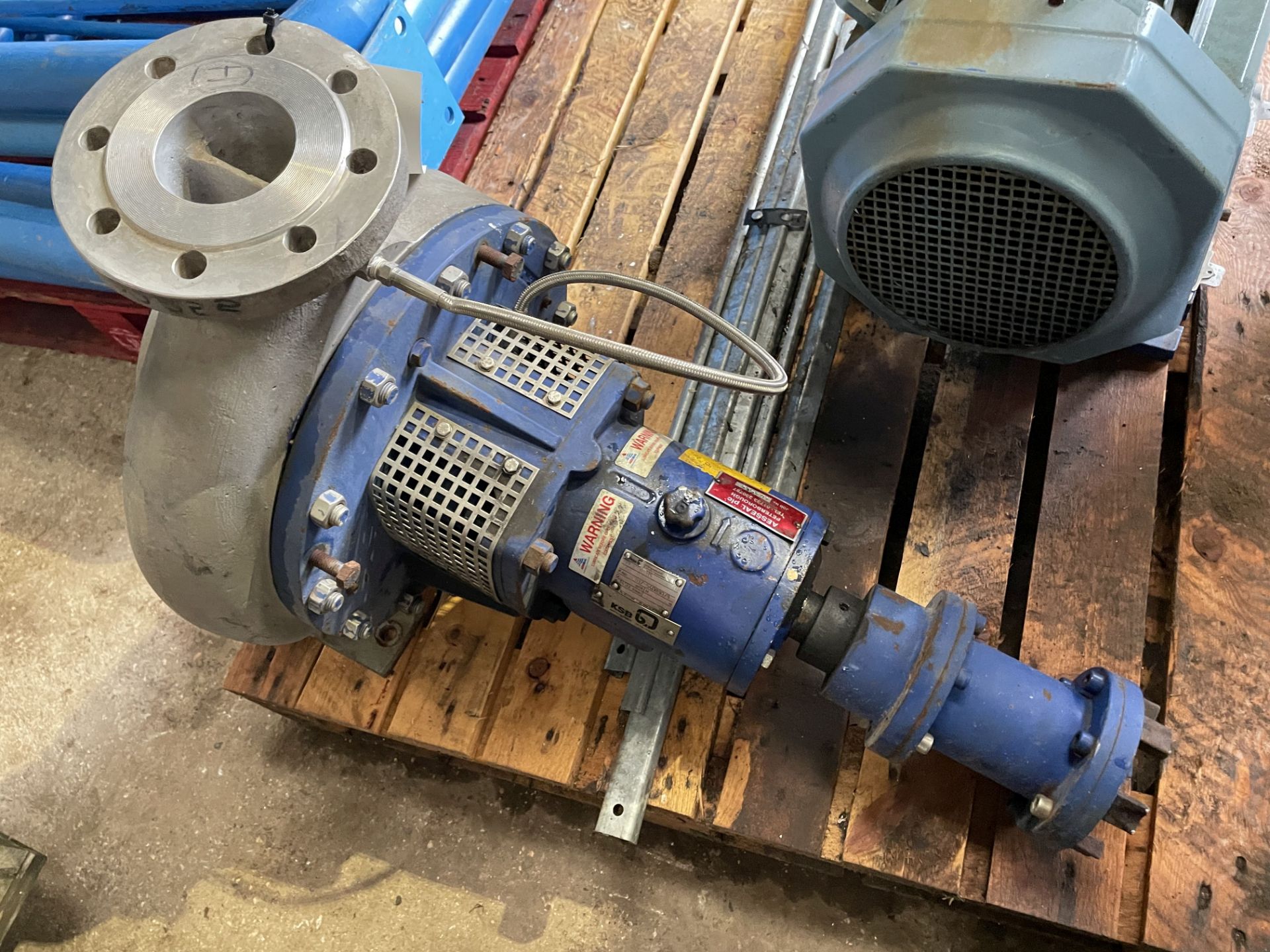 Stainless Steel Cased Centrifugal Pump, approx. 125mm dia. intake, approx. 75mm dia. discharge, - Image 2 of 5