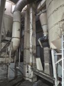 Belt and Bucket Elevator, approx. 8m high, with 1.5kW gearmotor and chain drive. New in 2021 and was