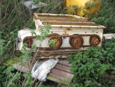 Triple Screw Discharger, approx. 1m wide x 1.3 m long, with a side mounted 2.2kW geared drive