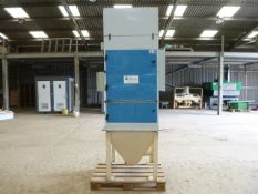 Airmaster M/15E Dust Collector, 3kW fan motor, three phase, collects and shakes bags to empty,