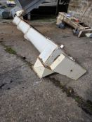 U Trough Screw Conveyor, with stainless steel case and mild steel centre tube and flights. The