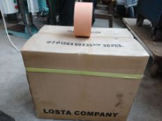 Approx 30 Boxes of 30 Power Feed Rollers, 120dia x 60 wide x 35 fixing Bore (Boxed / New) Please