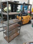 Steel Shelf Unit , 1850 x 350mm (Zero Rated for VAT) Please read the following important