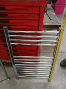 Small Bathroom Cabinet, Chrome Shower Curtain Rail & Chrome Radiator (Zero Rated for VAT) Please