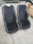 2 Cobra Adjustable Racing Seats, Serial No: 001914 (Zero Rated for VAT) Please read the following