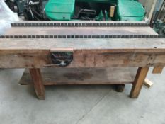 Joiners Workbench c/w Vice & Clamp Racks Please read the following important notes:- ***Overseas