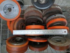 20 Mainly Soft Wadkin Moulder Feed Wheels inc Guilliet & Serrated Please read the following