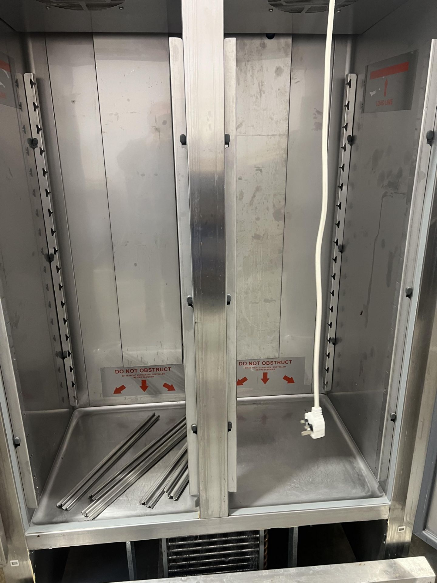 Williams Two Door HZ24 Fridge, approx. 1.1m x 0.7m x 2m high, lift out and loading charge + VAT £ - Image 3 of 5