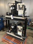 Two x Legnago RX280X495 Refrigeration Compressors, on skid - approx. 1m x 0.45m x 1.7m high, lift