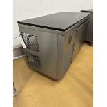 Precision LCU211 Mobile Work Unit, with two door refrigeration cabinet below, with marble effect