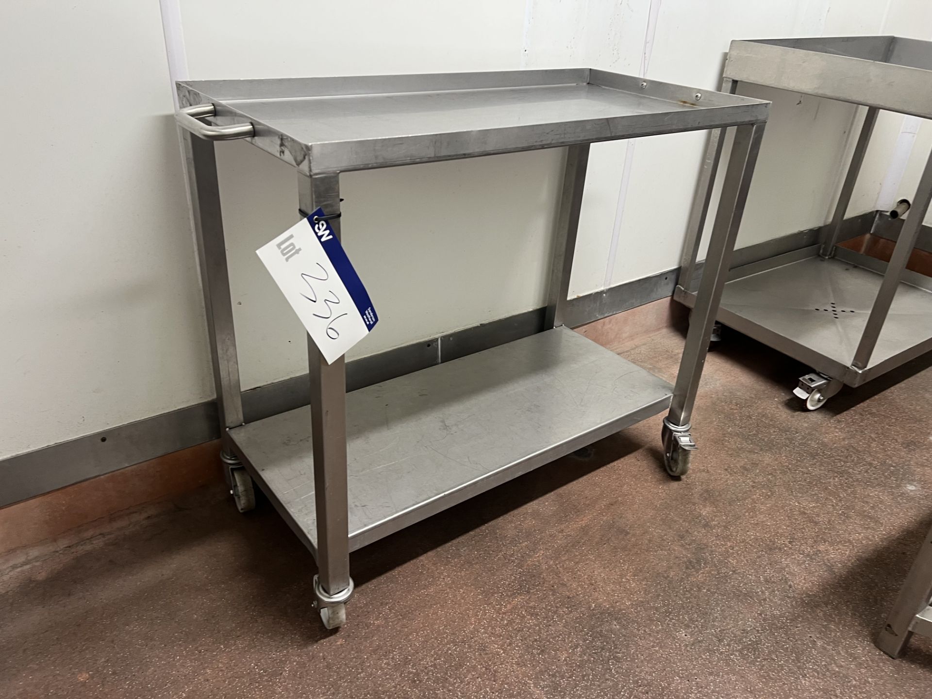 Mobile Trolley - 1 x 0.5 x 0.9m H, lift out and loading charge + VAT £20 Please read the following