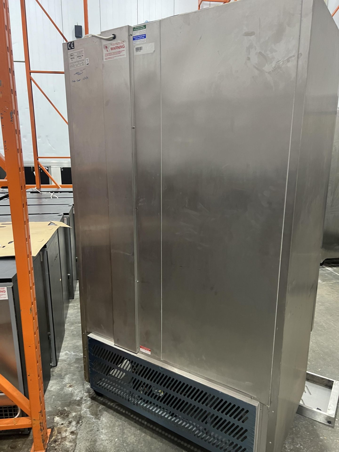 Williams Two Door HZ24 Fridge, approx. 1.1m x 0.7m x 2m high, lift out and loading charge + VAT £ - Image 5 of 5