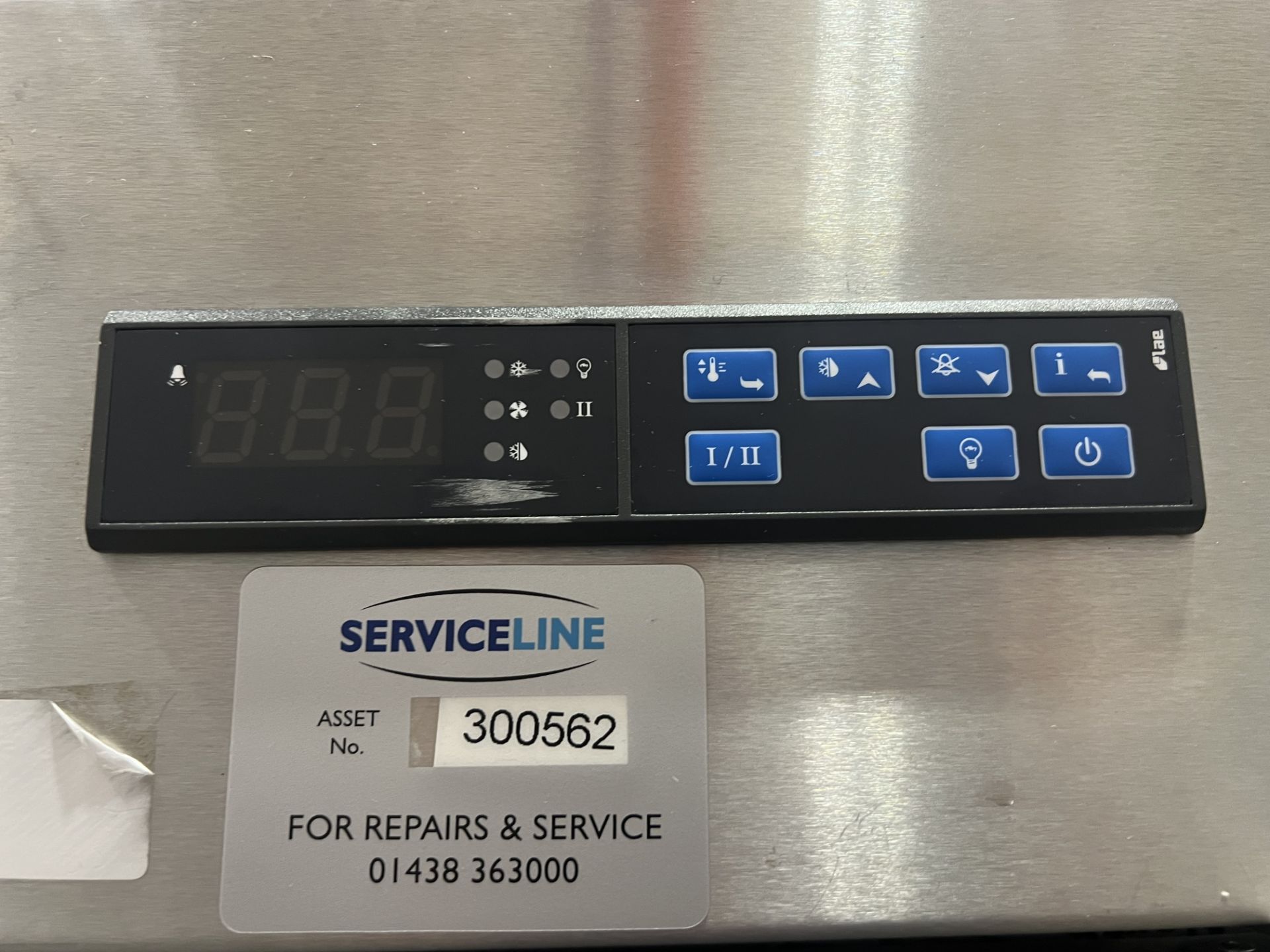 Williams Two Door HZ24 Fridge, approx. 1.1m x 0.7m x 2m high, lift out and loading charge + VAT £ - Image 2 of 5