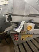 ISO Drive Vibratory Conveyor/ Gutter, with fluted infeed hopper (not attached), gutter approx. 2m