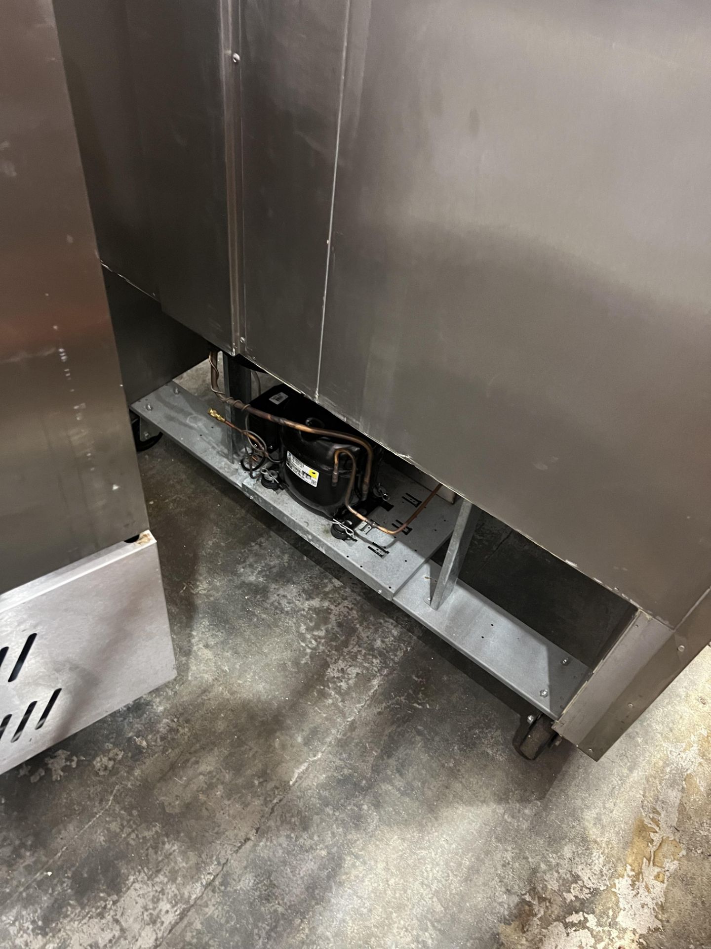 Williams Two Door HZ24 Fridge, approx. 1.1m x 0.7m x 2m high, lift out and loading charge + VAT £ - Image 5 of 5