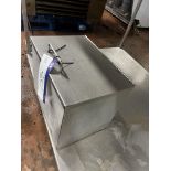 Stainless Steel Box, approx. 50cm x 36cm x 40cm high, lift out and loading charge + VAT £10 Please