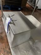 Stainless Steel Box, approx. 50cm x 36cm x 40cm high, lift out and loading charge + VAT £10 Please