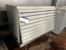 Copeland Two Fan Fridge Compressor, on stand, approx. 1.4m x 0.9m x 1.35m high, lift out and loading