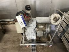 NN Air Blower, on mobile trolley, approx. 1m x 0.5m x 1m high, lift out and loading charge + VAT £20