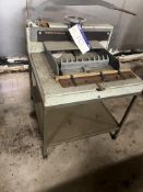 Ideal Guillotine, on stand, approx. 0.8m x 0.75m x 0.85m high, lift out and loading charge + VAT £20