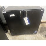 Williams BC2WBS Under Counter Two Door Fridge, approx. 90cm x 50cm x 89cm high, lift out and loading