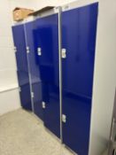Five Double Door Personal Lockable Lockers