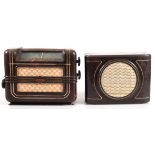 Röhren-Radio "EAK Super 64/50 GWP-Zwergsuper", 1950/ 51, Bakelit, Wellenbereiche: Langwelle, Mittel