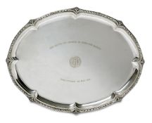 Tablett. Deutschland, um 1920 | Silber.