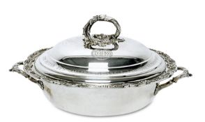 Deckelschüssel. Deutschland, um 1920 | Silber.