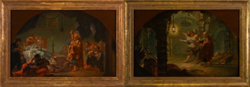 Zwei sakrale Darstellungen, Venezianischer Meister des 18. Jh.