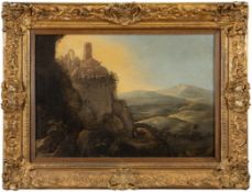 Südliche Landschaft mit Eseltreiber, Bamboccist, 2. H. 17. Jh.