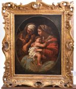 Maria und Elisabeth mit Jesus und Johannes, Italien, 2. H. 17. Jh.