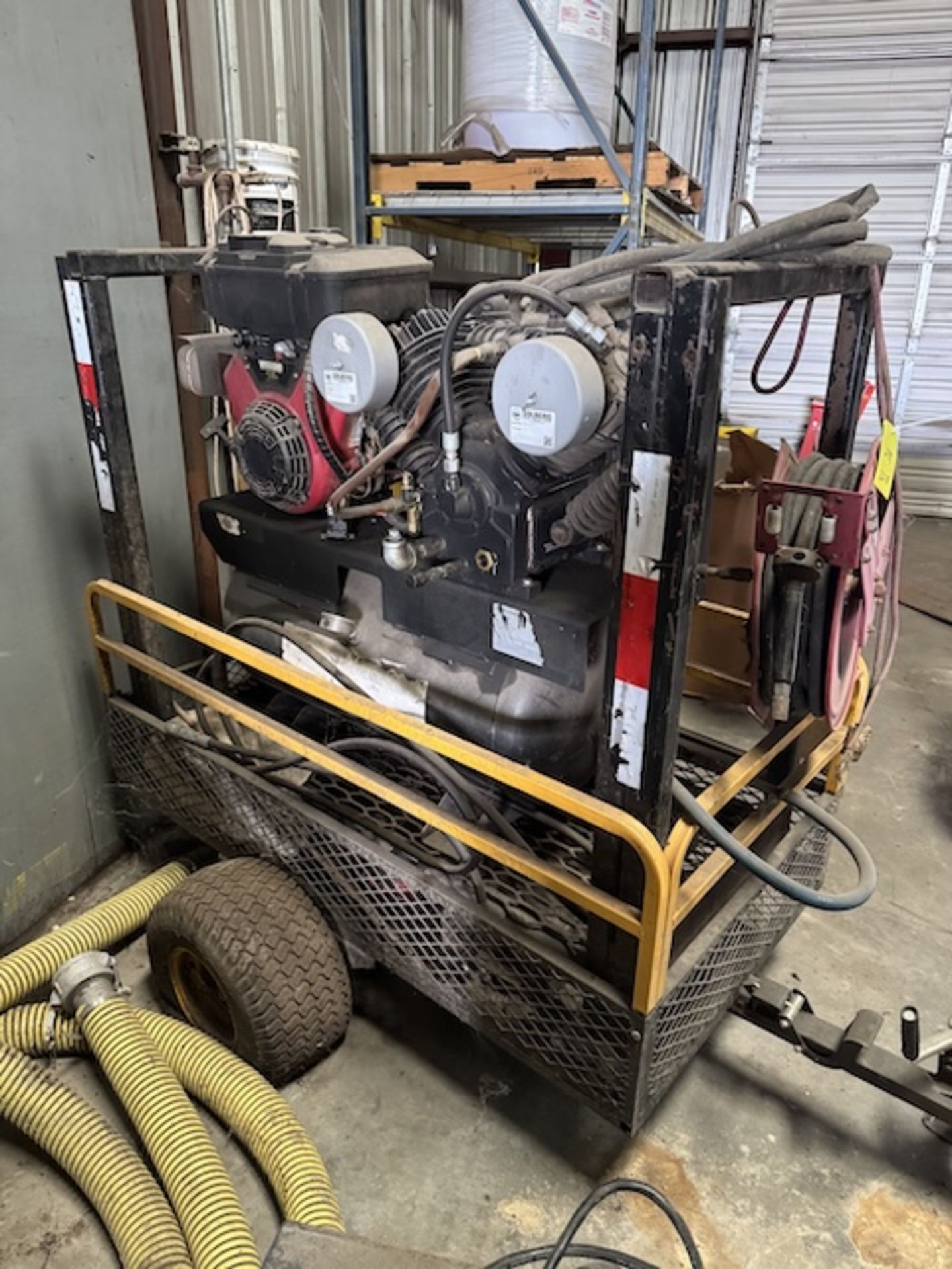 Air Compressor on Trailer, Rigging Fee: $25