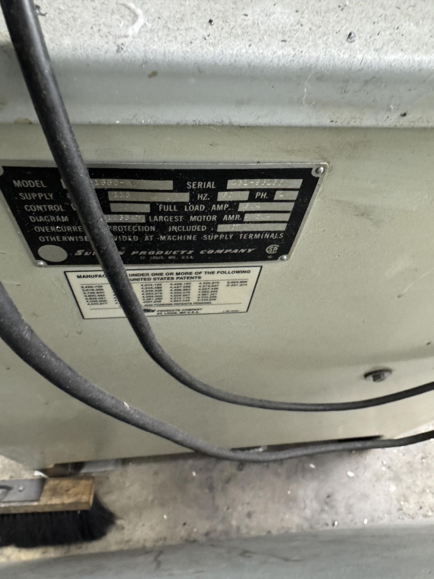 Sunnen MBB-1660 Honing Machine, Serial# 4B1-96136, 120V, 60Hz, Single ...