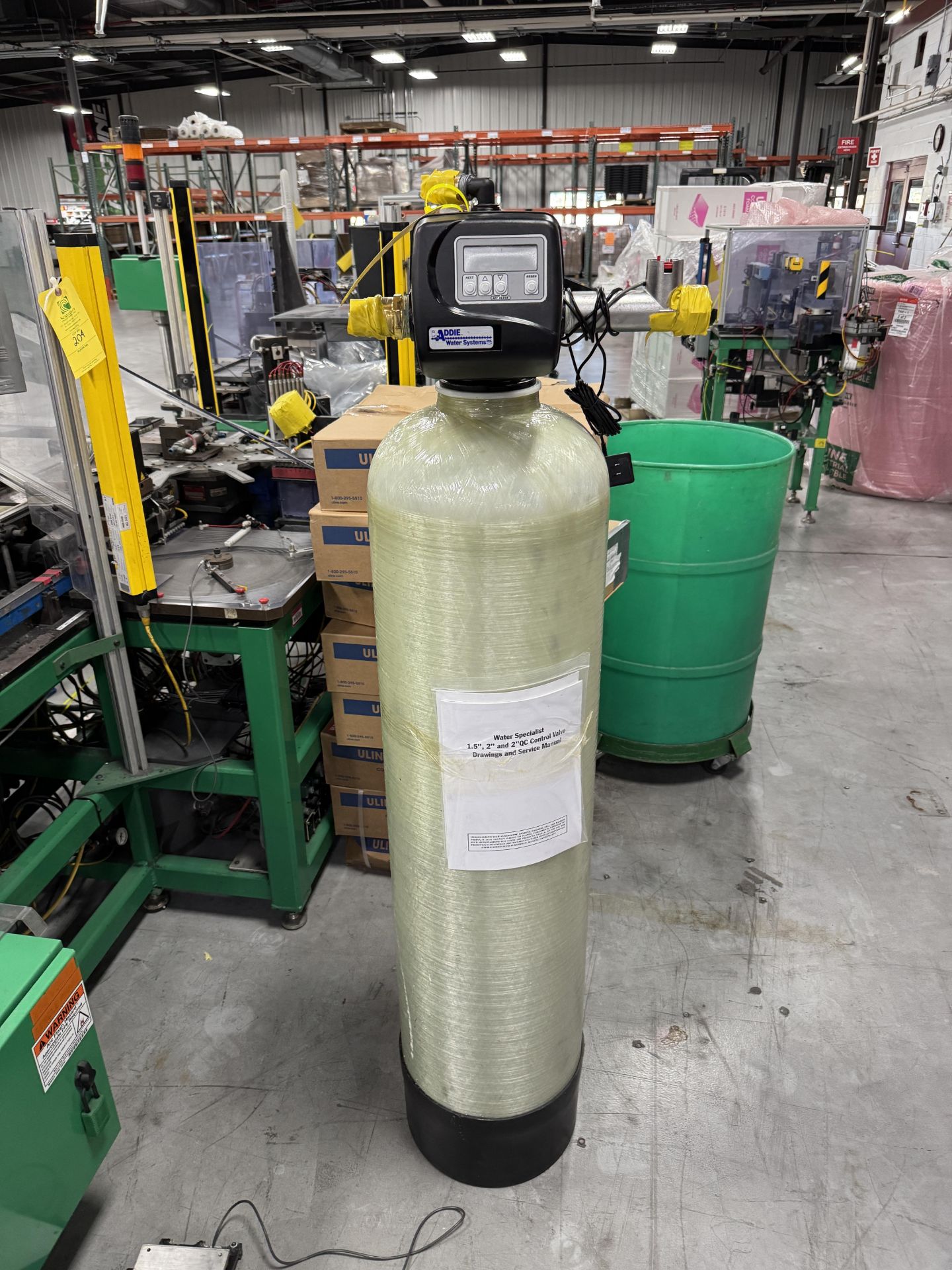 Addie Water Systems Water Softener, Rigging Fee: $125