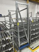 Steel Shelving Rack on Mobile Base, Removal/ Loading Fee: $35