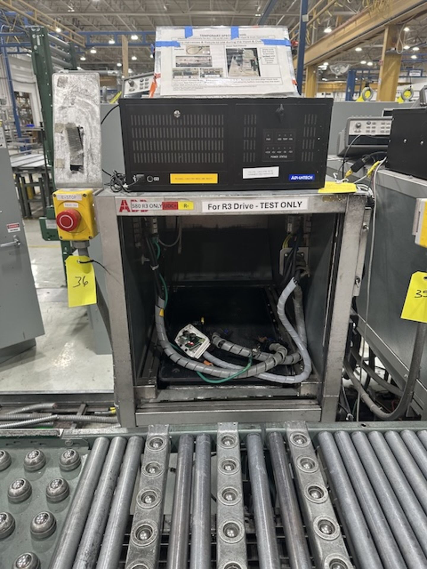 Abb Test Rig ABB TEST 1D - drive test bay roll-in fixture with companion control ...
